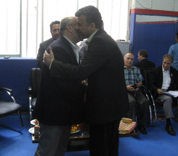 جلسه حضور اساتید در باشگاه آراباکس